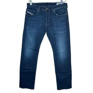 Diesel Safado Jeans Men's Denim Button Fly Regular Slim Straight Size 32X30